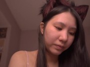 Cute Asian Kitty Cosplay ASMR - Psalm 37-44 6/16