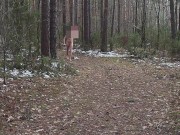 Naturist: Polish man walks through frozen forest (naked dick) - KolowskiBRO NAKED!!! 6/16