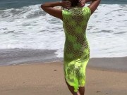 23 handjob on the beach fishnets hot asian milf OnlyFans @ Appleliu-76 11/16