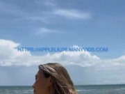 23 handjob on the beach fishnets hot asian milf OnlyFans @ Appleliu-76 2/16