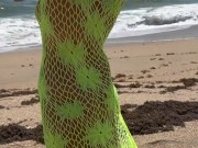 23 handjob on the beach fishnets hot asian milf OnlyFans @ Appleliu-76 3/16