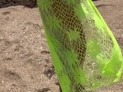 23 handjob on the beach fishnets hot asian milf OnlyFans @ Appleliu-76 4/16