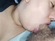 She woke up horny from having a hard cock inside her thirsty mouth, swallowing until she got it all