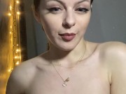 Knees up while I stroke in rhythm with the toy 13/16