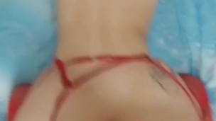 Estaba caliente y me puse en 4