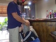 Real sex hot blonde gets upskirt creampie 1/16