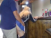 Real sex hot blonde gets upskirt creampie 11/16