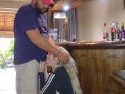 Real sex hot blonde gets upskirt creampie 3/16