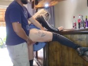 Real sex hot blonde gets upskirt creampie 8/16