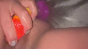 Love playing with my dildo