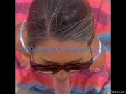 25 asian milf sucks cock on beach gets huge facial 2/16