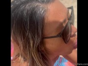 25 asian milf sucks cock on beach gets huge facial 6/16