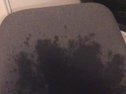 POV Pissing On My Bedroom Chair 8/16