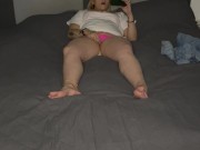 Selbstbefriedigung Porno auf dem Bett multiple orgasm stöhnen Fick mich schau zu wie ich komme 11/16