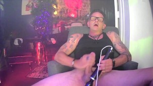 Goth guy with huge cock cums for you