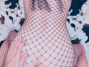 She obeyed, her chest raised, her legs shaking with tension 7/16