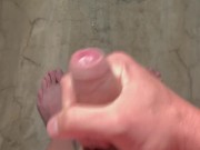 Playing with dick in shower!!! 10/16