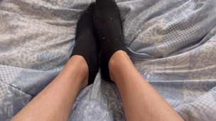 Sexy Twink Boy Plays With Socks And Feet