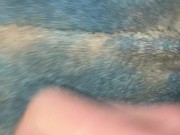 daily jerk off 08/30 - my dick drips precum until I cum - jerk off challenge