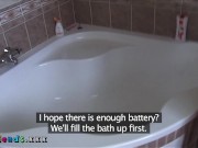 Best friends go rollerskaing before taking a bath together - Screenshot 4 of 16 - Outdoor
