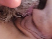 Eating pussy and stretching her little asshole 11/16