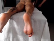 SFW: A relaxing feet oil massage (foot fetish) 16/16