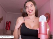 ASMR * A beautiful brunette Fast and Aggressive Mic Pumping and Make You Cum * Cleo Patrice 2/16