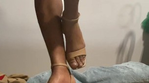 Cute Heels Try On Pretty feet