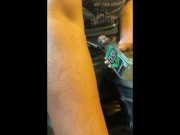 Urgent and desperate need to piss while doing computer work ( I desperately piss in tea bottle) 11/16