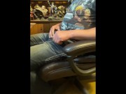 Urgent and desperate need to piss while doing computer work ( I desperately piss in tea bottle) 6/16