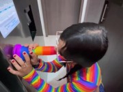 I'm in love with my stepdad and he catches me masturbating so I decide to fuck him. 3/16