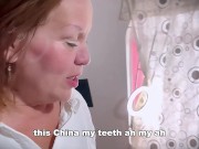 My stepmother comes home tired and to pamper her I fuck her like never before. 3/16