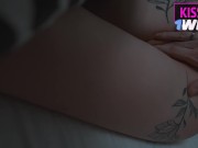 Step son Surprises Step mom in Share Bed, Fucks Sideways while She Holds Moans Till Facial 3/16