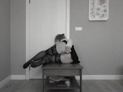 Mature busty teacher fucks her holes to orgasm. 12/16