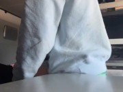 REAL PUBLIC SEX! I give a real truck driver a blowjob and he fucks me at truck stop in PUBLIC! 16/16