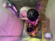 encuentro en la ducha con  mi compañera de la universidad 14/16