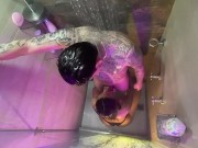 encuentro en la ducha con  mi compañera de la universidad 7/16