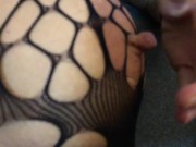 Skinny tanned Lola is quickly masturbating with pink dildo and her lover gives her the orgasm 7/16