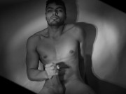 Funny White and Gray scale, funny masturbation Sexy N1 Handjob until finishing 13/16