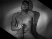 Funny White and Gray scale, funny masturbation Sexy N1 Handjob until finishing 14/16