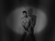 Funny White and Gray scale, funny masturbation Sexy N1 Handjob until finishing 3/16