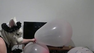 3 Big Balloons Pumping