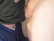 I DESTROYED THE BITCH'S ASS AND CUMMED IN HIM MOUTH!!! 1/16