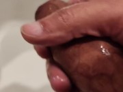 He masturbates after urinating