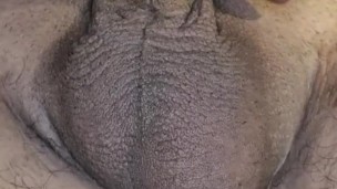 I rode her cock until fill my pussy with cum