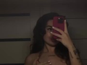 would you like to watch me in the bathroom? 💦💦 1/16