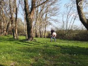 MILF flashing off her big butt to truckers 11/16