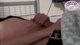 MeMySelfAndMyOwn horny selfplay, wanking untill a very intense moaning happy ending in close-up