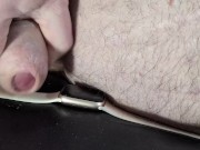 Cumshot on Girlfriend's Apple Watch with Soft Pink Band 11/16