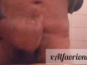 Polla recién depilada es masturbada muy rico 9/16